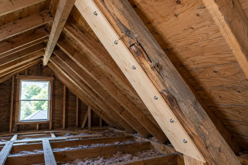 How much does it cost to repair roof rafters or trusses?
